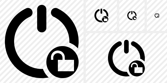 Off Unlock Icon Off Unlock Icon