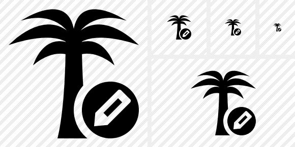 Palmtree Edit Icon Palmtree Edit Icon