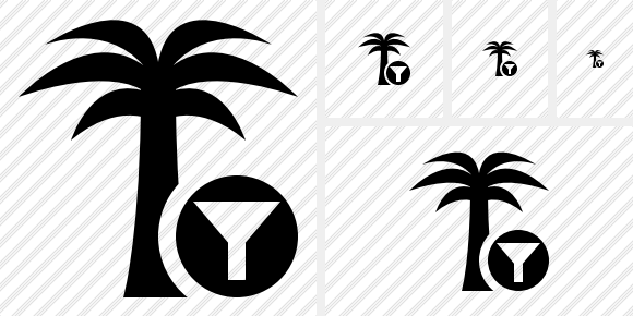 Palmtree Filter Icon Palmtree Filter Icon