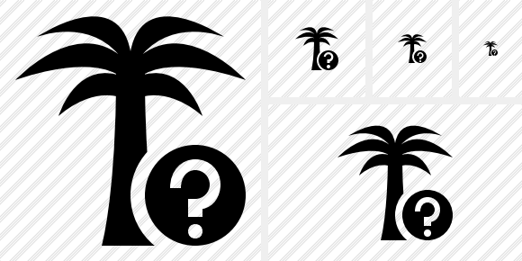 Palmtree Help Icon Palmtree Help Icon