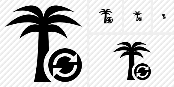Palmtree Refresh Icon Palmtree Refresh Icon