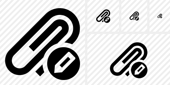 Icono Paperclip Edit