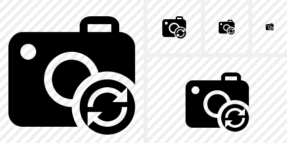 Photocamera Refresh Symbol