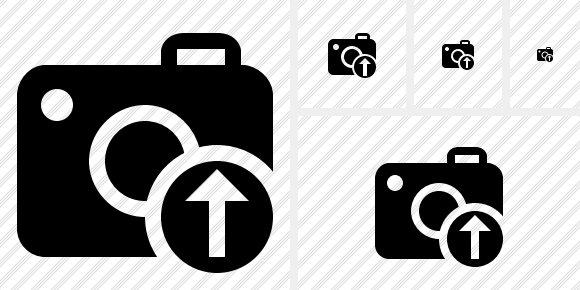 Photocamera Upload Symbol