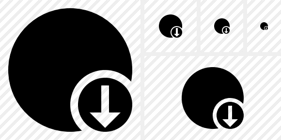 Point Download Symbol Point Download Symbol