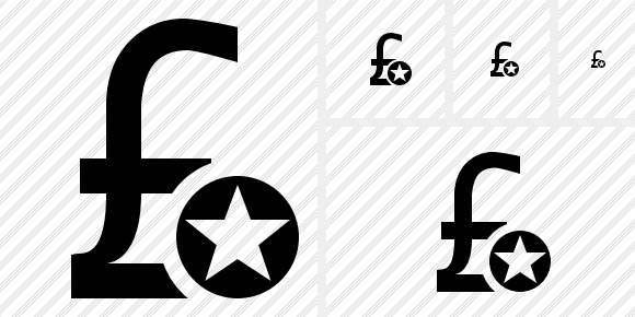 Pound Star Icon