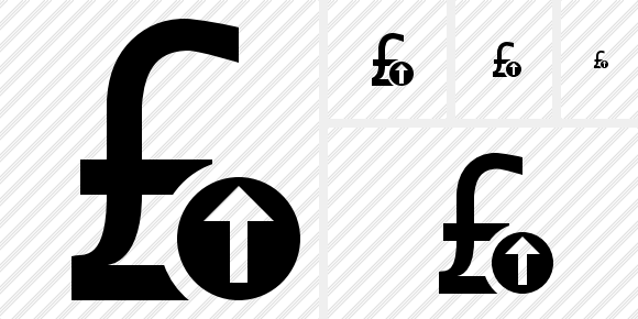 Pound Upload Icon Pound Upload Icon