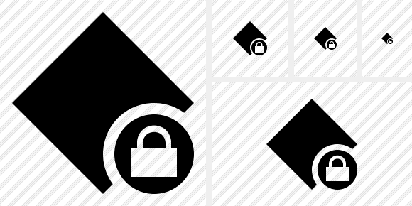 Rhombus Lock Icon