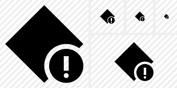 Rhombus Warning Icon