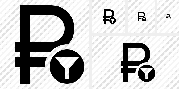Иконка Рубль Фильтр Иконка Рубль Фильтр