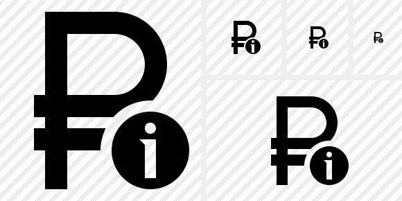 Иконка Рубль Информация Иконка Рубль Информация