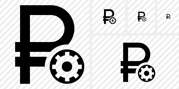 Icône Ruble Settings