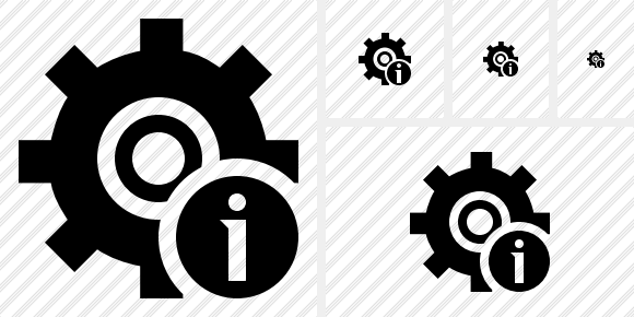 Icône Settings Information