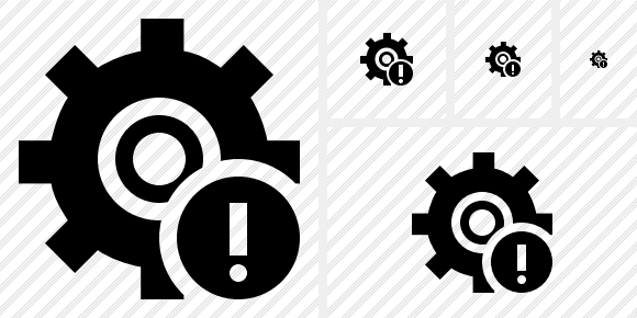 Settings Warning Icon Settings Warning Icon