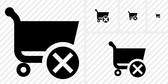 Shopping Cancel Symbol