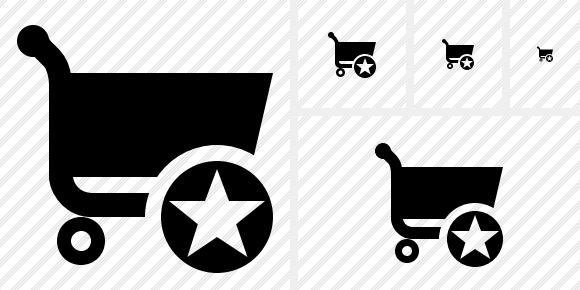 Shopping Star Icon Shopping Star Icon