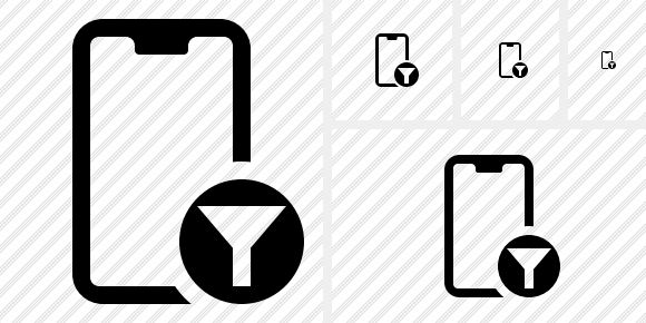 Smartphone 2 Filter Symbol Smartphone 2 Filter Symbol