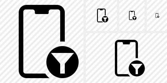 Smartphone 2 Filter Symbol