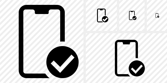 Smartphone 2 Ok Symbol Smartphone 2 Ok Symbol