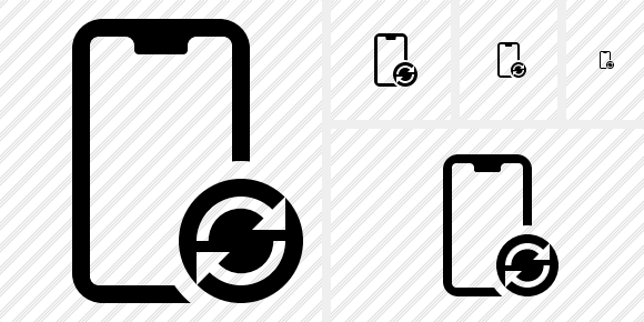 Smartphone 2 Refresh Symbol Smartphone 2 Refresh Symbol