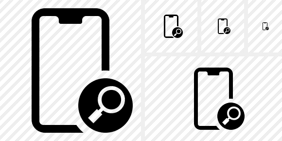 Smartphone 2 Search Symbol Smartphone 2 Search Symbol