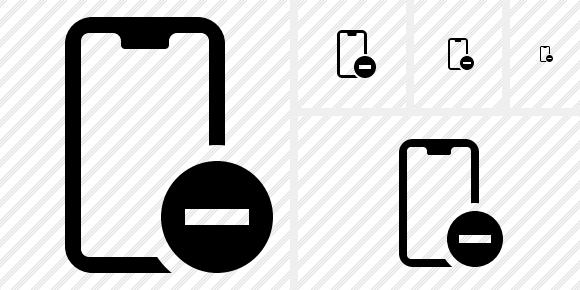 Smartphone 2 Stop Symbol Smartphone 2 Stop Symbol