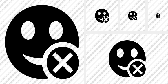 Smile Cancel Icon Smile Cancel Icon