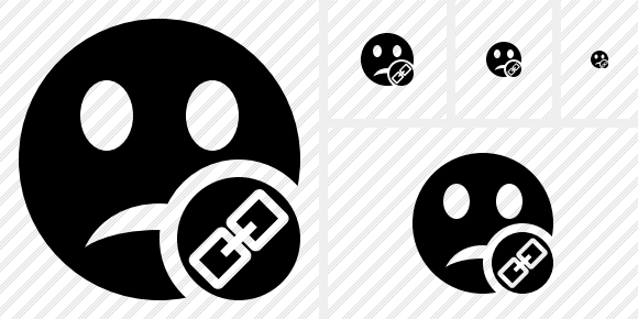 Smile Unhappy Link Icon Smile Unhappy Link Icon