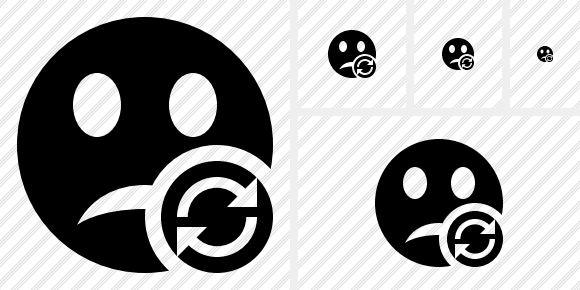 Smile Unhappy Refresh Icon Smile Unhappy Refresh Icon