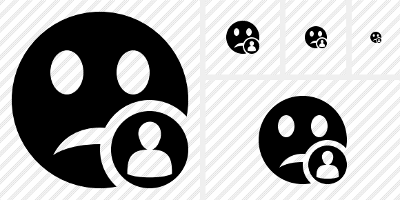 Smile Unhappy User Icon Smile Unhappy User Icon