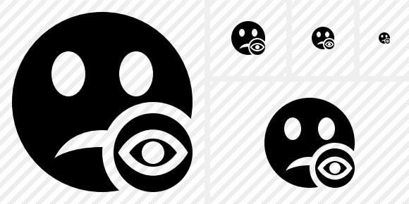Smile Unhappy View Icon Smile Unhappy View Icon