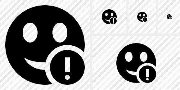 Smile Warning Icon Smile Warning Icon