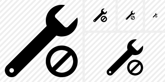 Spanner Block Icon Spanner Block Icon