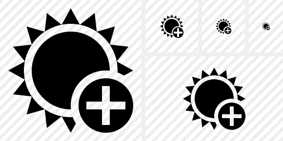 Sun Add Symbol