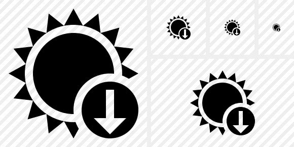 Sun Download Symbol