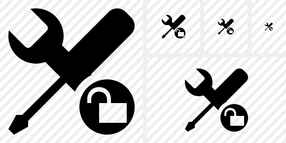 Tools Unlock Symbol