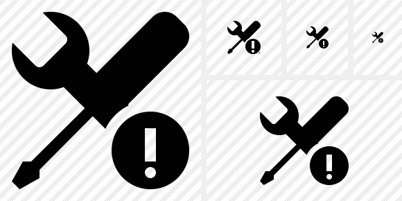 Tools Warning Symbol