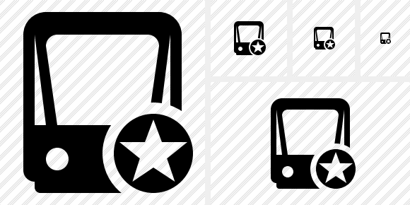 Tram 2 Star Icon