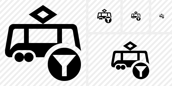 Tram Filter Icon Tram Filter Icon