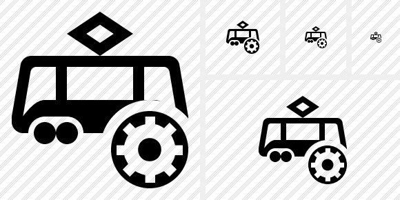 Tram Settings Icon Tram Settings Icon