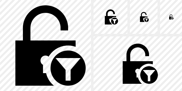 Unlock 2 Filter Symbol