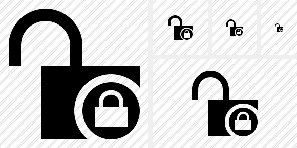Unlock Lock Icon