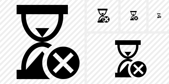 Wait Cancel Icon Wait Cancel Icon