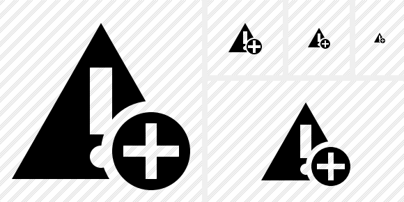 Warning Add Icon Warning Add Icon