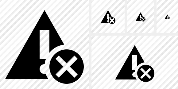 Warning Cancel Icon Warning Cancel Icon