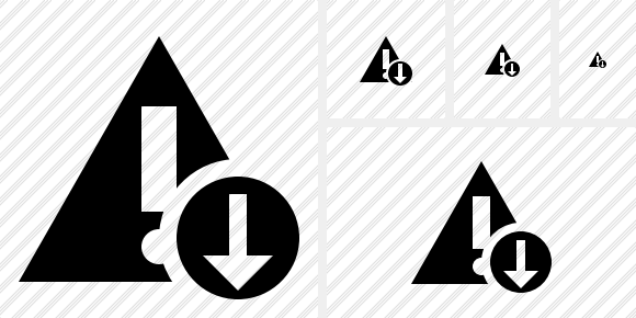 Warning Download Icon Warning Download Icon