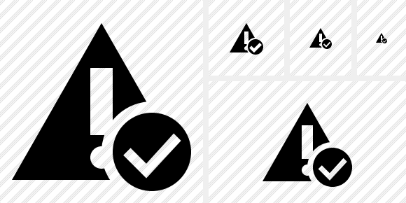 Warning Ok Icon Warning Ok Icon