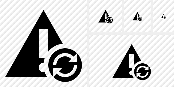 Warning Refresh Icon Warning Refresh Icon