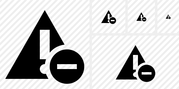 Warning Stop Icon Warning Stop Icon