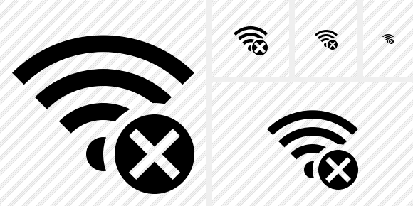 Wi Fi Cancel Symbol